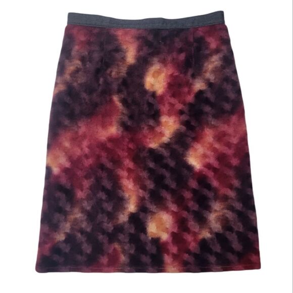 Rosa Costanzo Circle Brushed Furry Midi Skirt - Picture 1 of 10